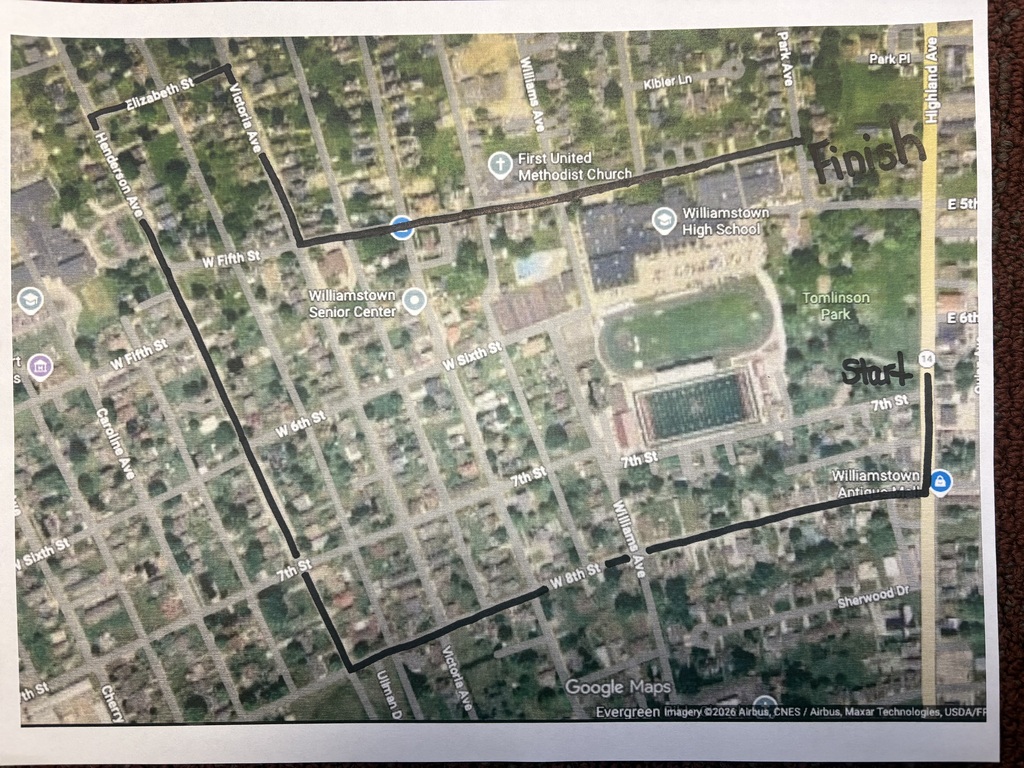 Parade route