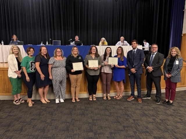 School achievement recognition for GSA results - teachers and principal recognition