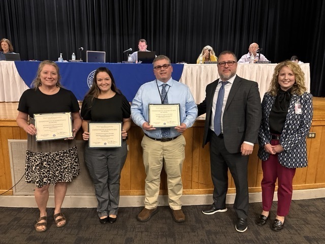School achievement recognition for GSA results - teachers and principal recognition