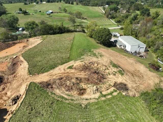 aerial excavation images of the new Lubeck Elementary School