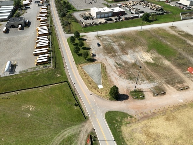 aerial views of progress of creating new baseball and softball complex at the Erickson All-Sports Facility in Parkersburg WV