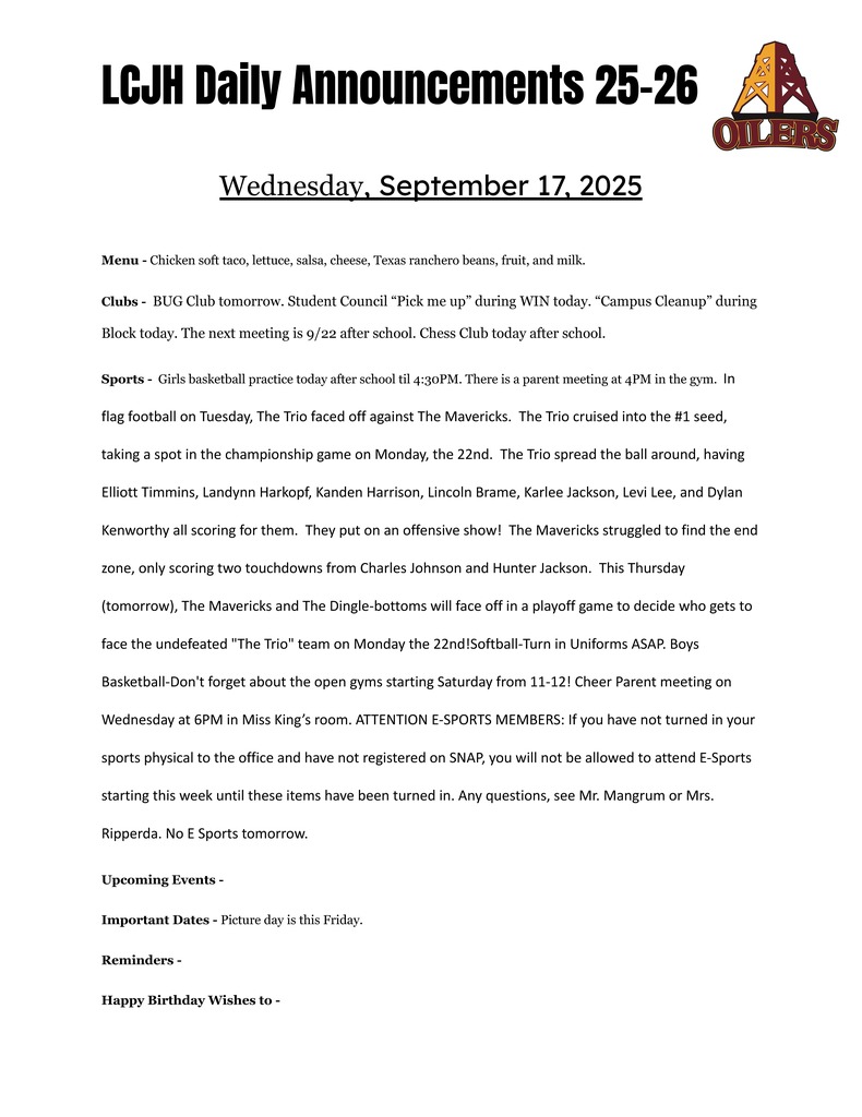 Wednesday