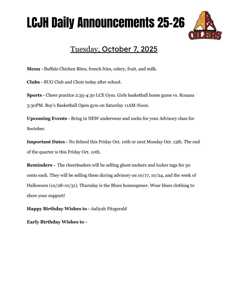 Tuesday