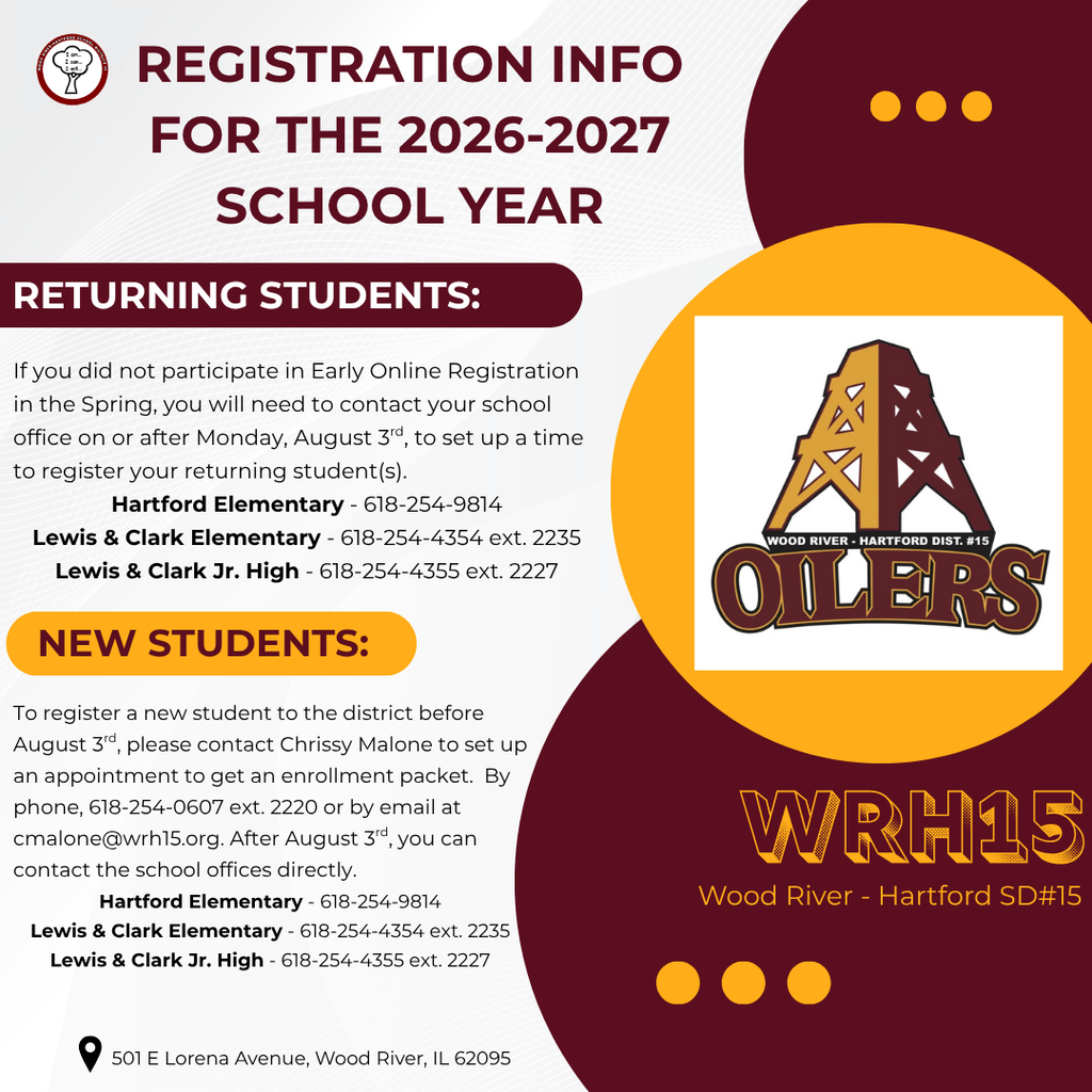Registration 2026-2027 School Year