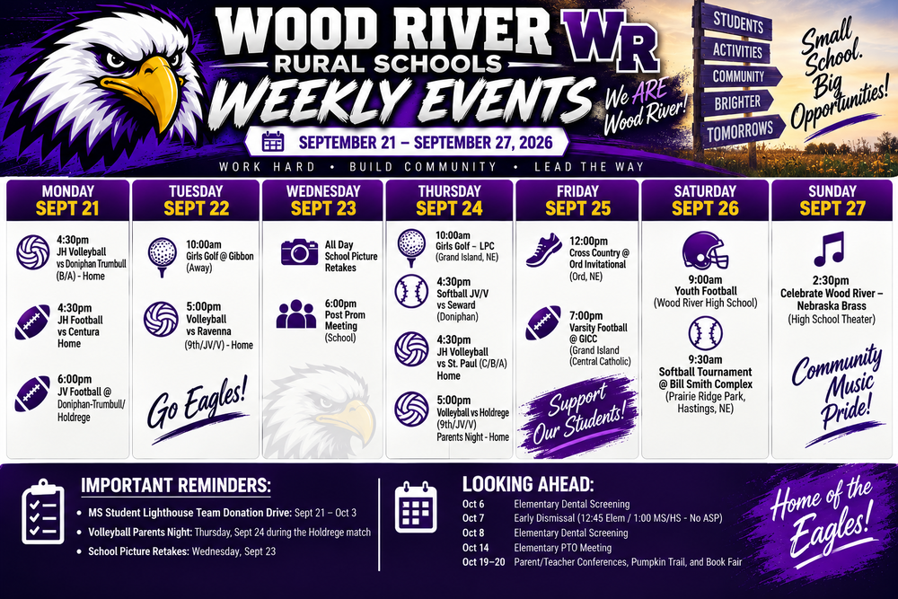 Weekly events