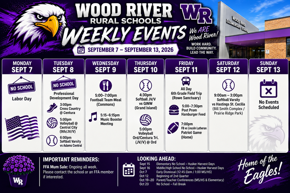Weekly events