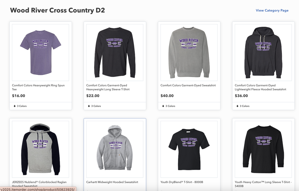 cross country apparel