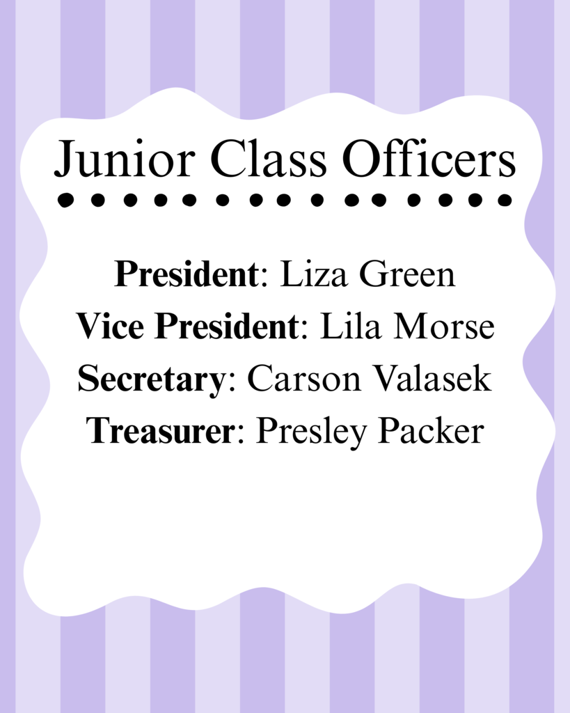 Junior Class Officers