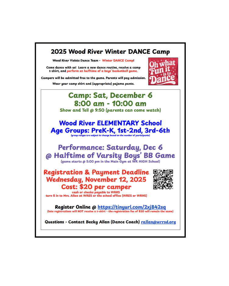 Winter Youth Dance Camp 2025