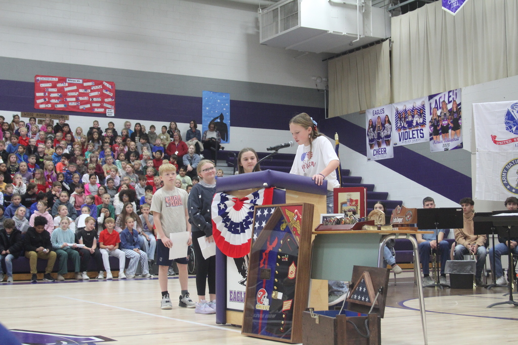 Several students spoke and Linda brought some items to show.