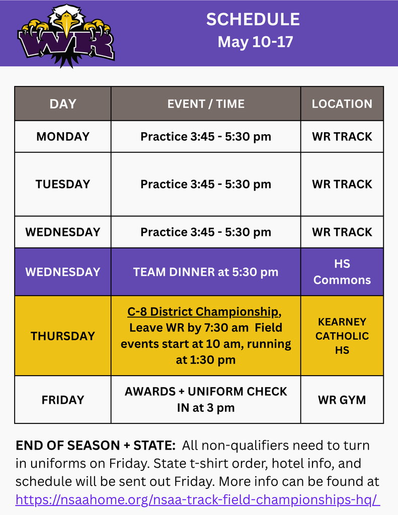 Track newsletter
