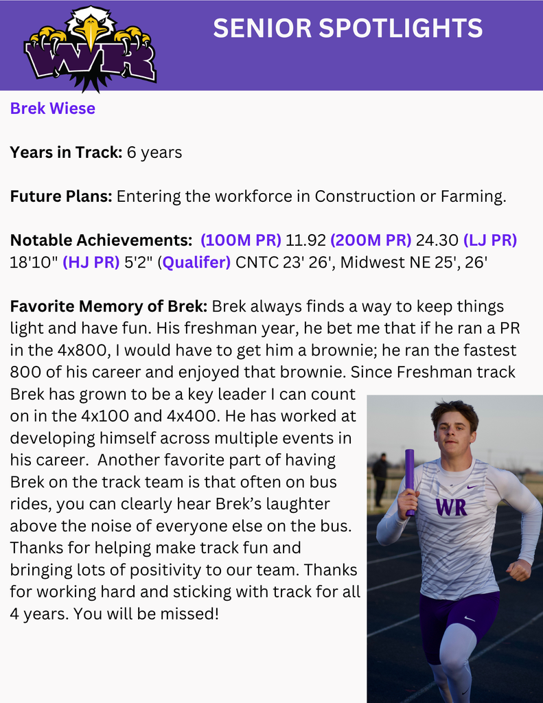 Track newsletter