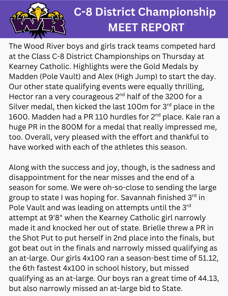 district report