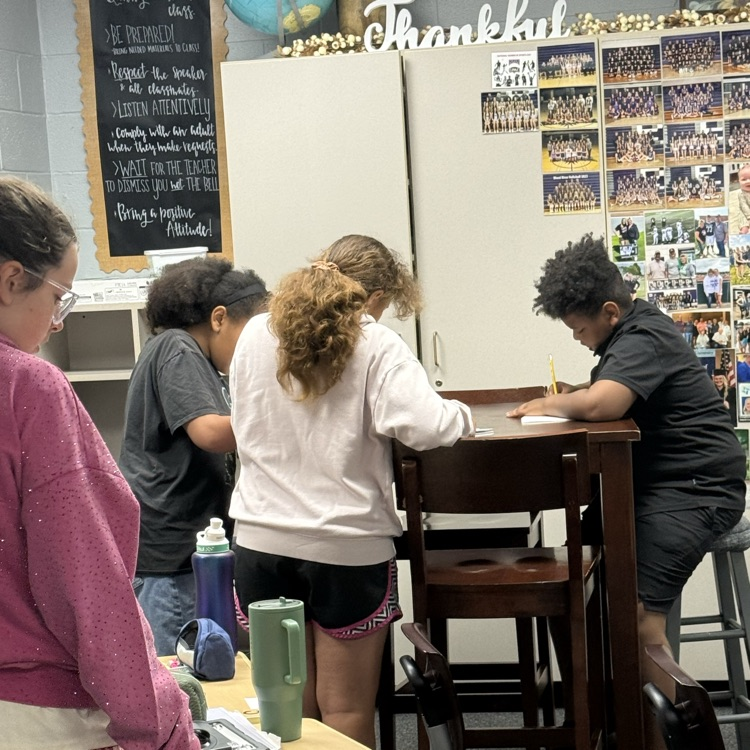 Peters 6th grade English working on identifying different types of verbs used in different contexts! Action,helping, linking, transitive and intransitive verbs!