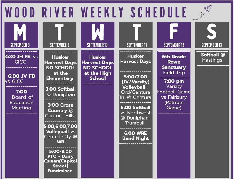 Weekly events