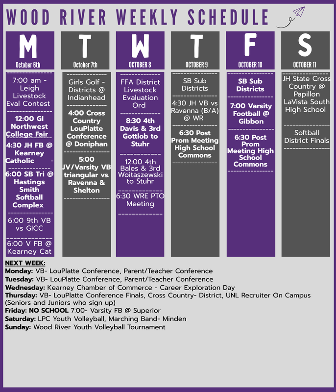 Weekly events