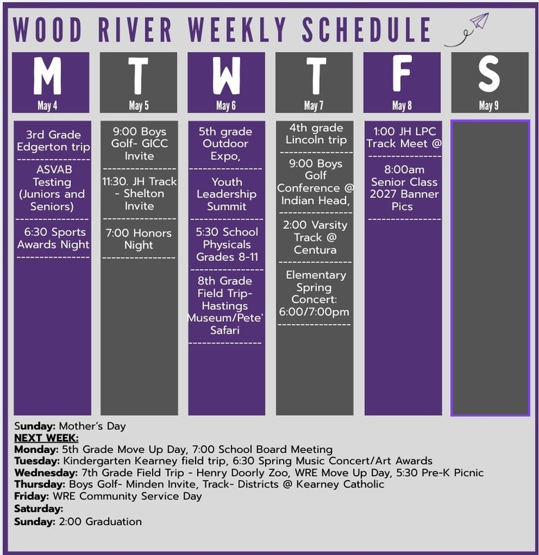 Weekly events