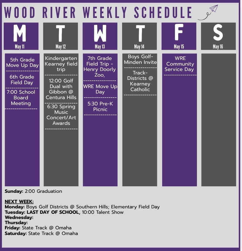 Weekly events