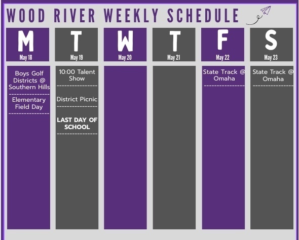 Weekly events