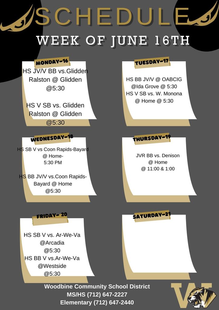 schedule