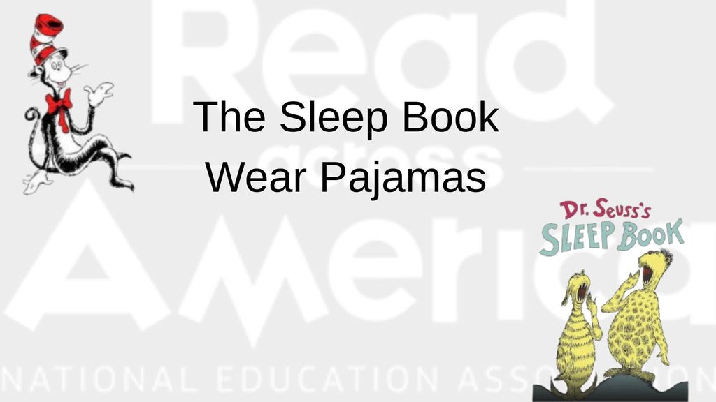 Sleep Book-PJ Day