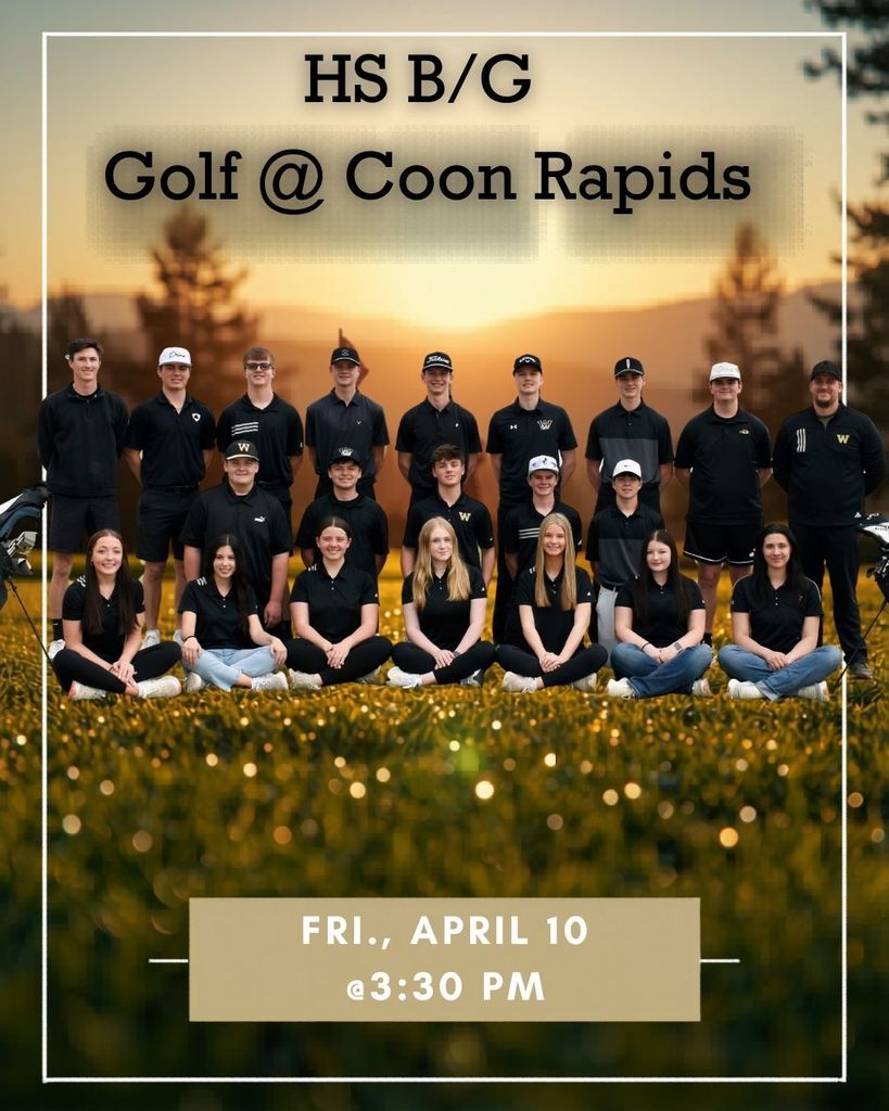 HS Golf @ Coon Rapids