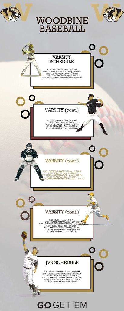 Baseball schedule