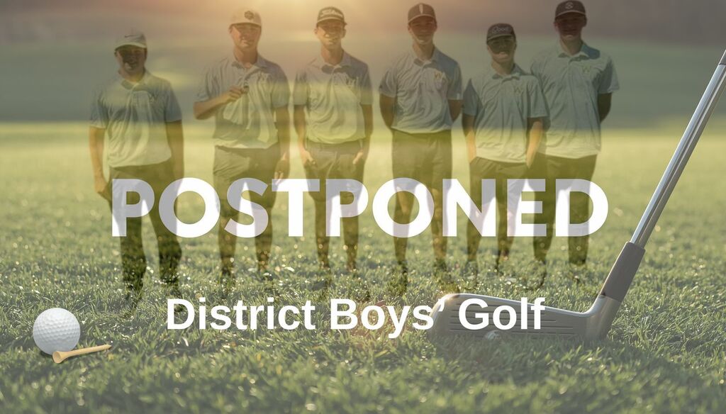 Golf Postponed
