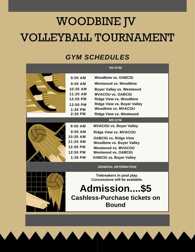 JV VB Tourn.-Woodbine