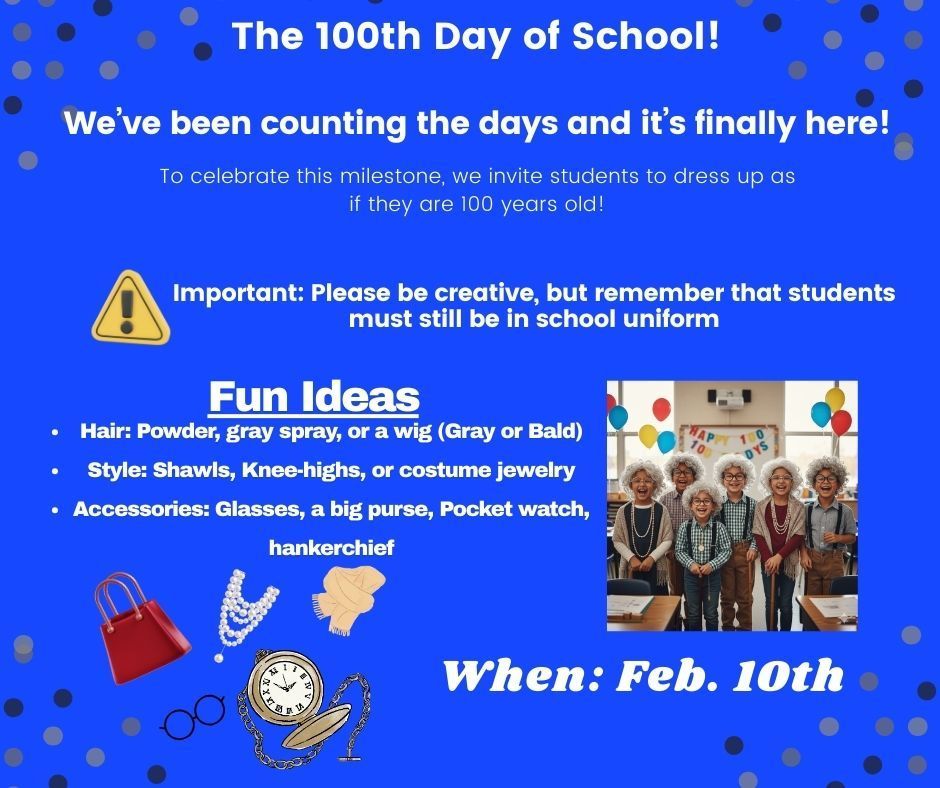 100th Day Flyer English
