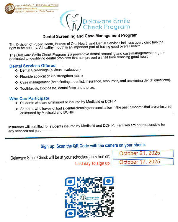 Delaware Dental Smile Check Program