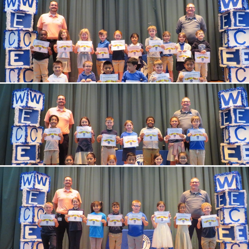 March 25 Positive Office Referral Students