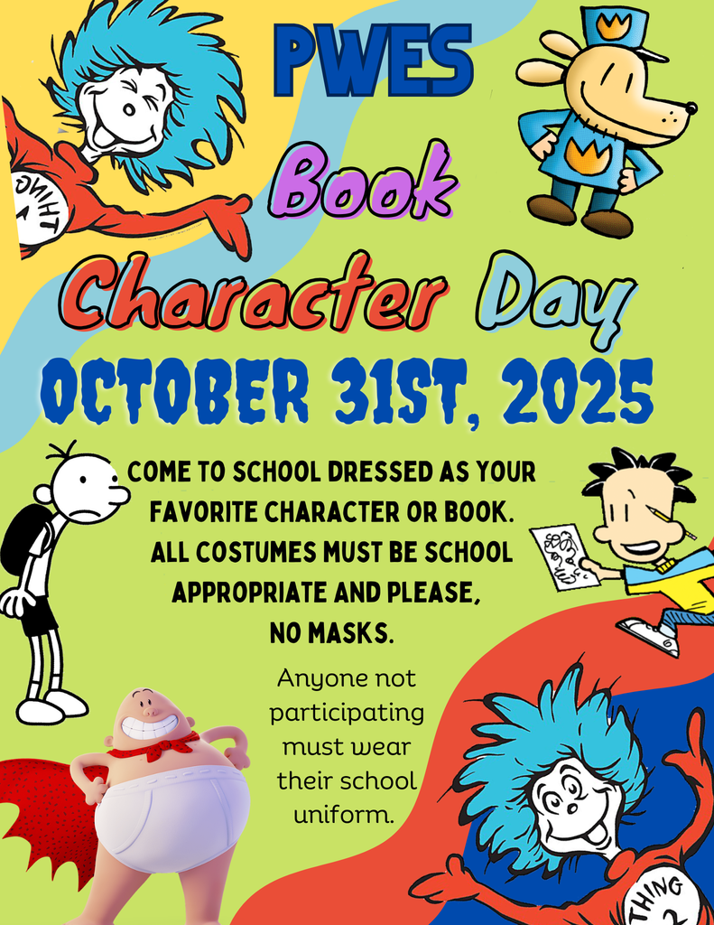 PWES Book Character Day Flyer EN
