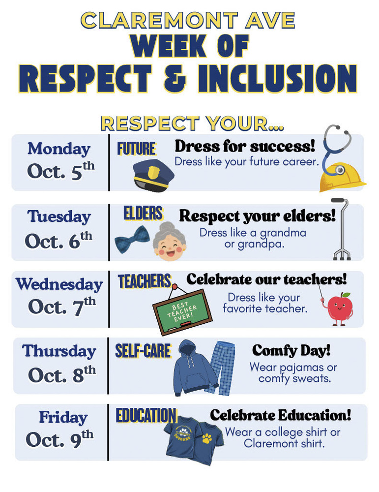 Week of Respect 10/5 -10/9