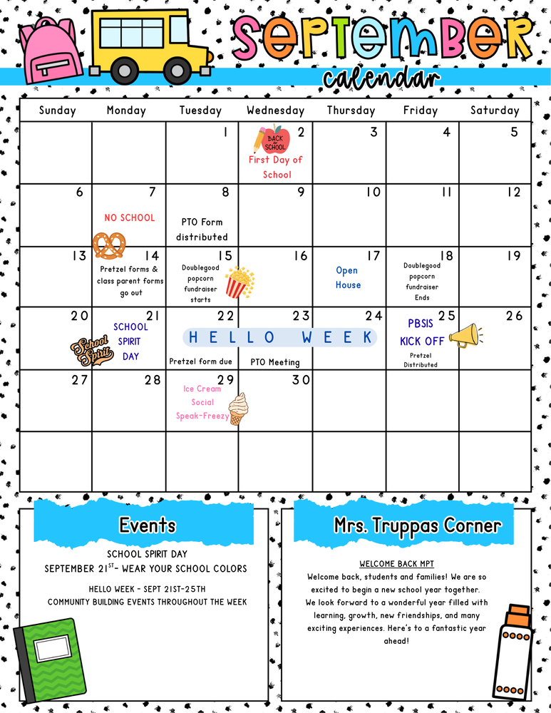 September Calendar