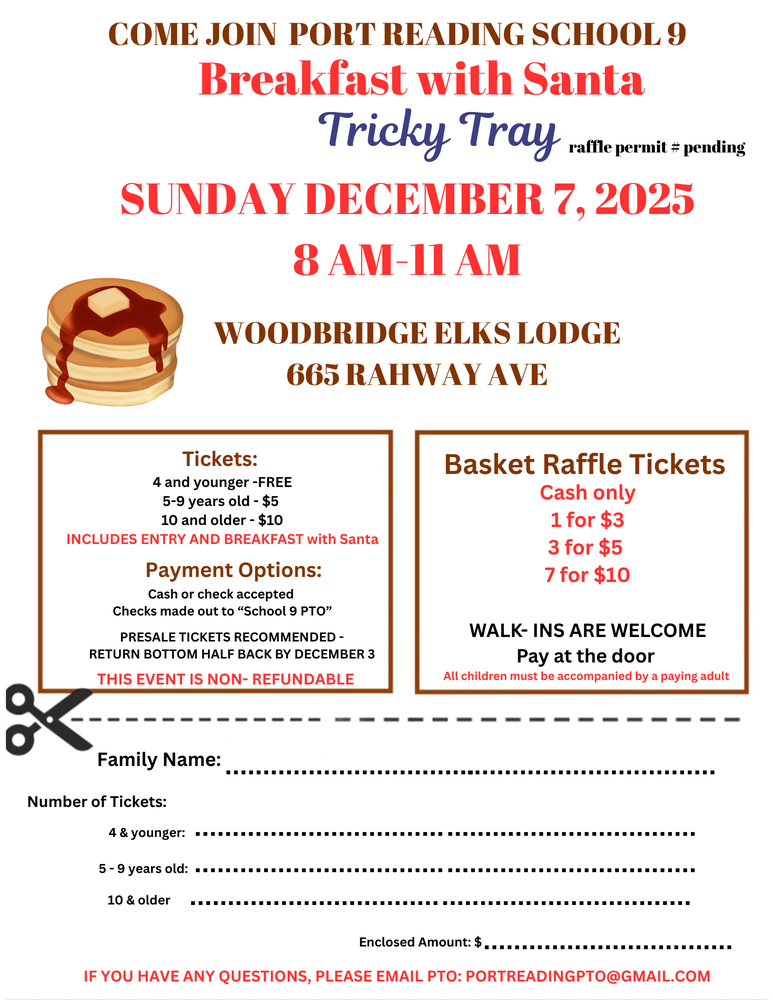 Breakfast with Santa/Tricky Tray