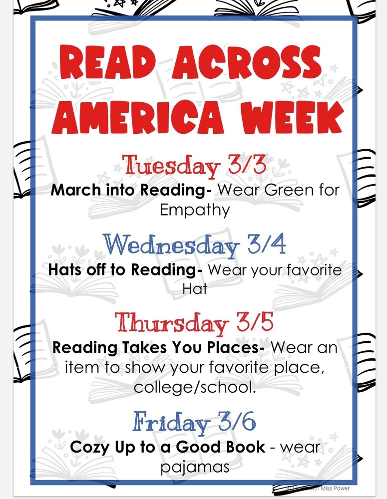 Read Across America Week - March 3-6