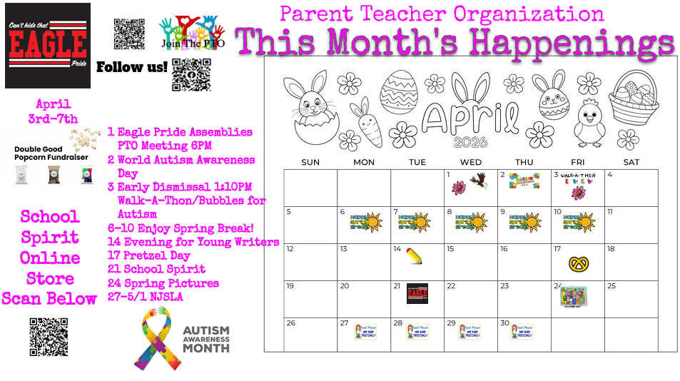 April PTO Calendar