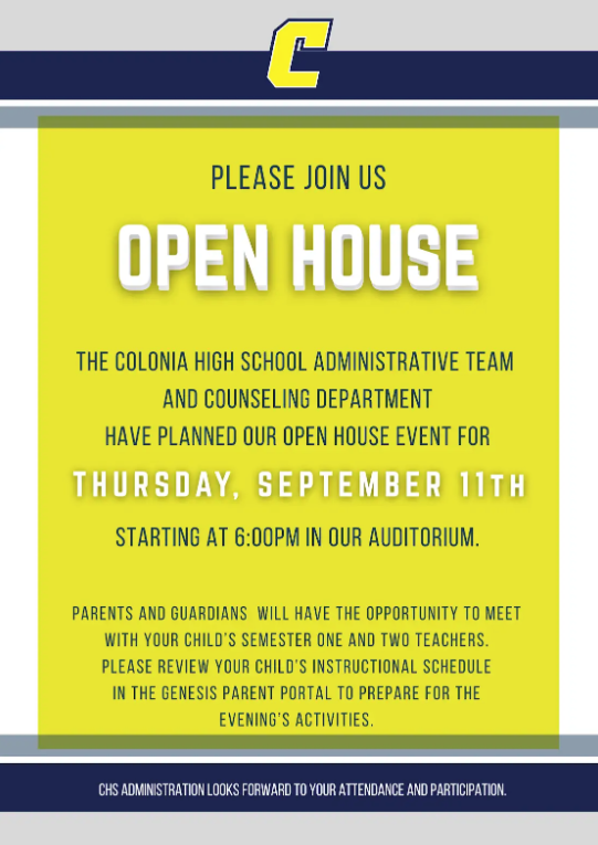 Open House Flyer