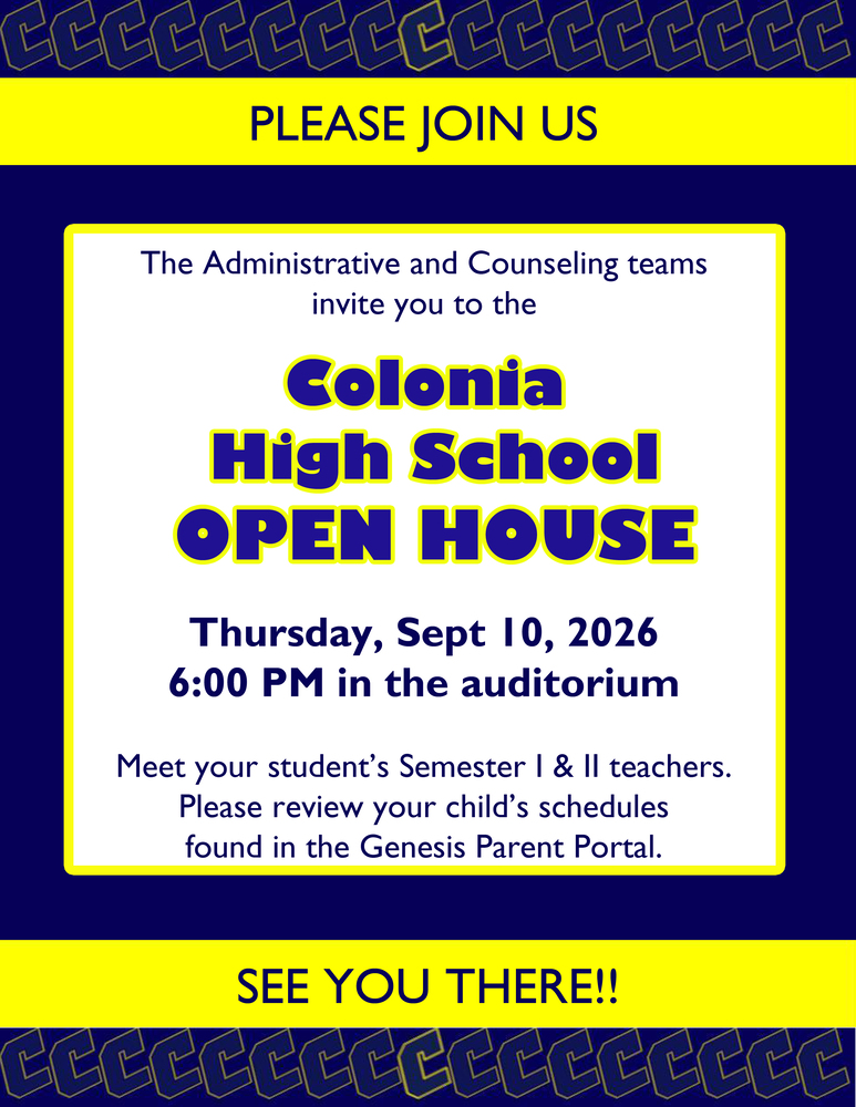 CHS Open House 9.10.26