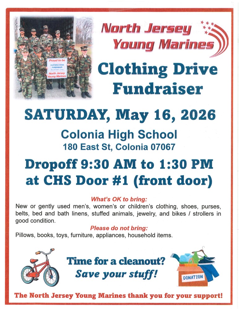 Young Marine Clothing Drive
