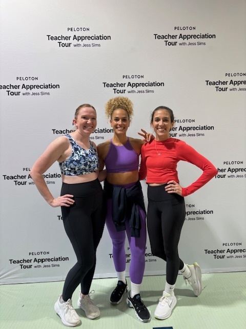 teacher appreciation peloton event