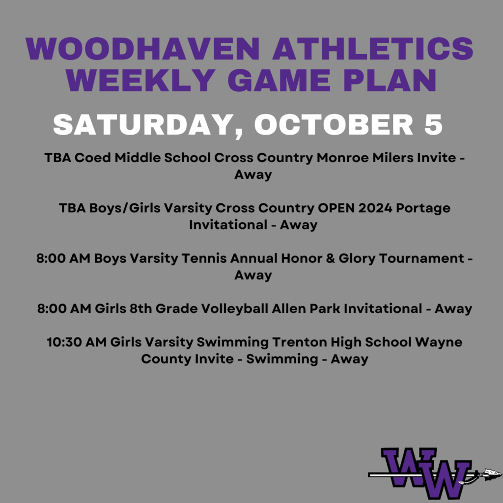 Weekly athletics plan
