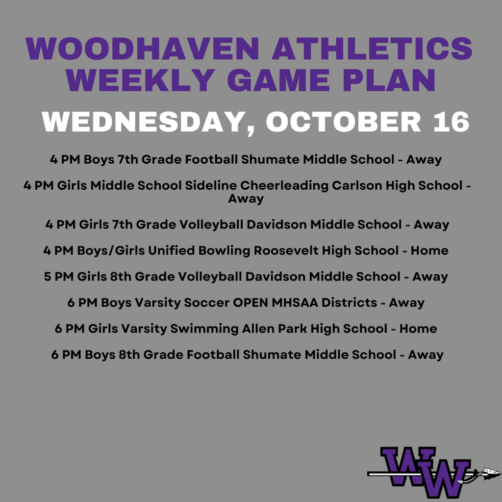 Weekly athletics plan