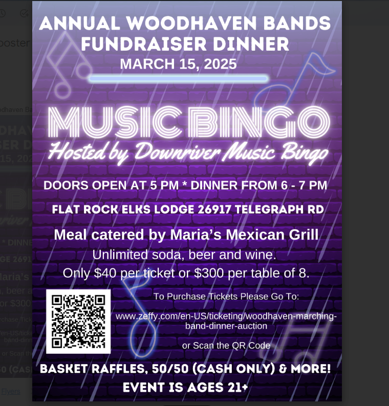 band fundraiser