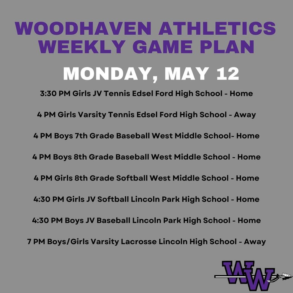 Weekly athletics plan