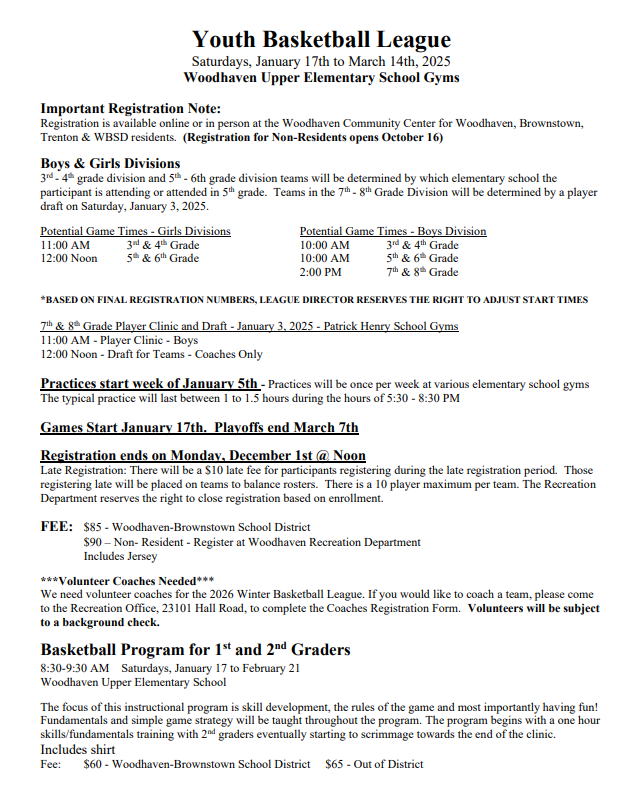 youth basketball