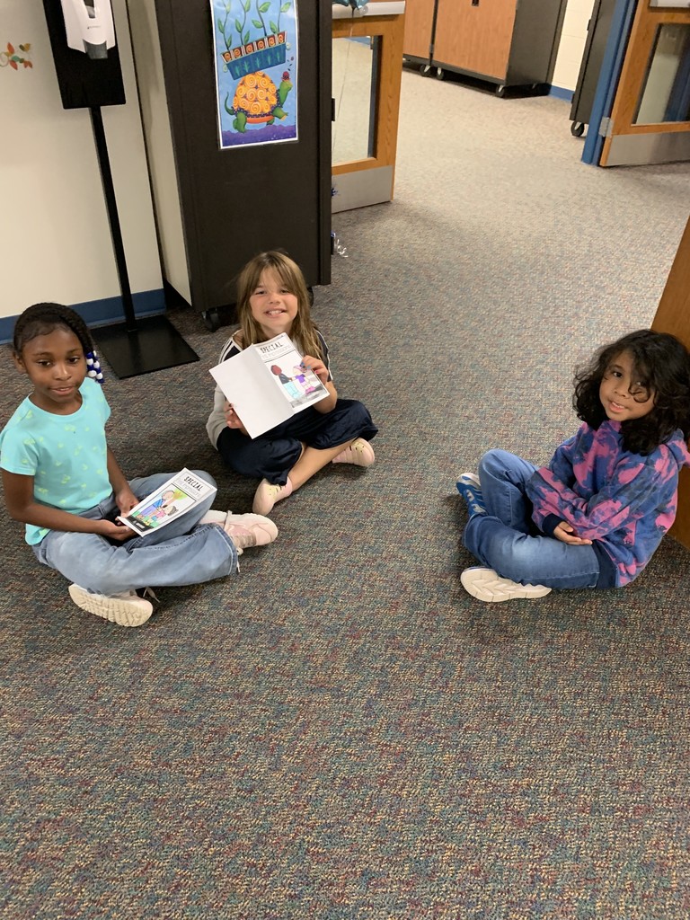 students reading together