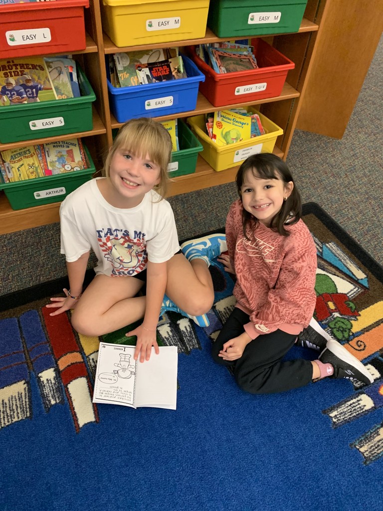 students reading together