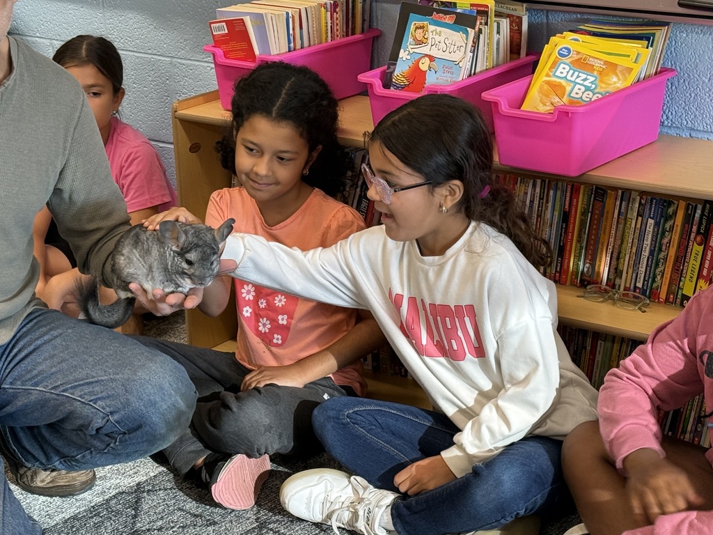 students with animals